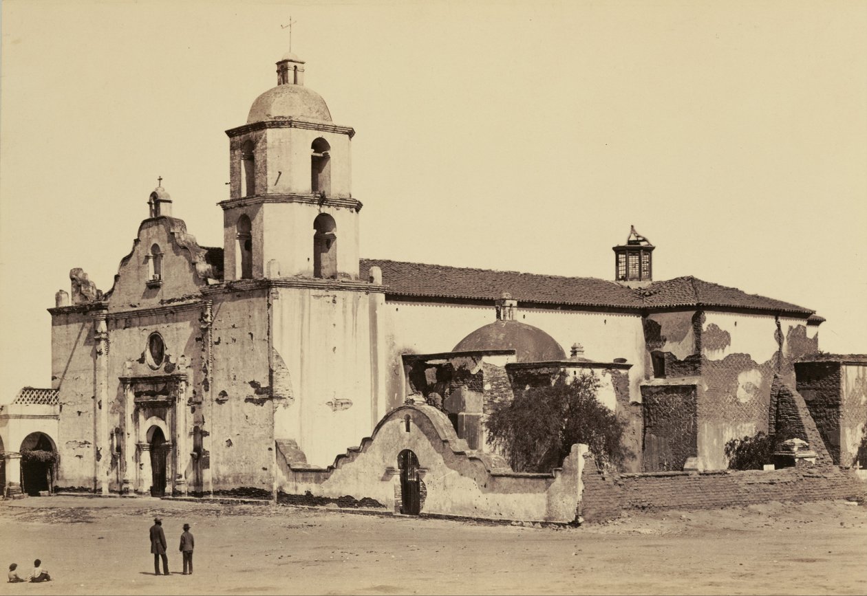 Mission, San Luis Rey de Francia - Carleton Watkins
