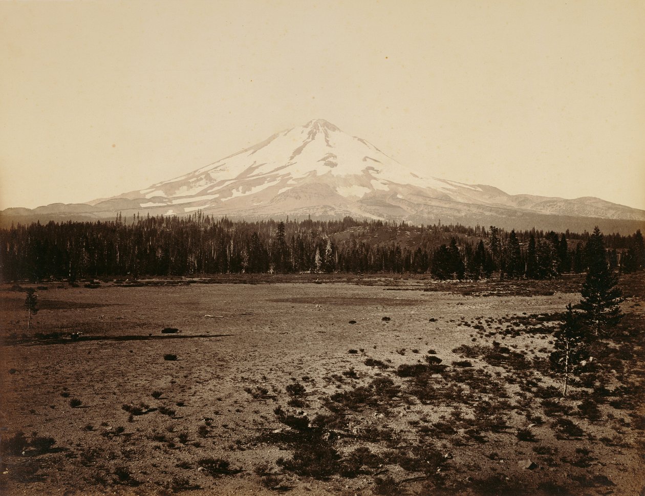 Mont Shasta vu du nord, Californie - Carleton Watkins