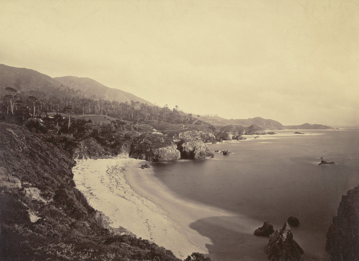 [Vue de la côte pacifique] / [Gibson Beach, Pt. Lobos, Monterey Coast] - Carleton Watkins