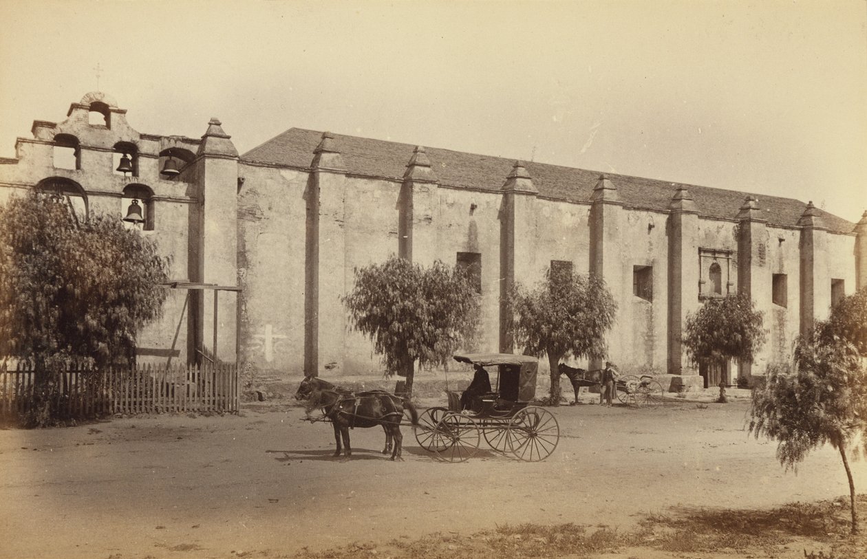 Mission San Gabriel, Californie - Carleton Watkins