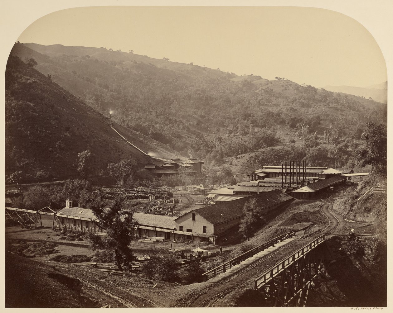 Fonderies, New Almaden - Carleton Watkins