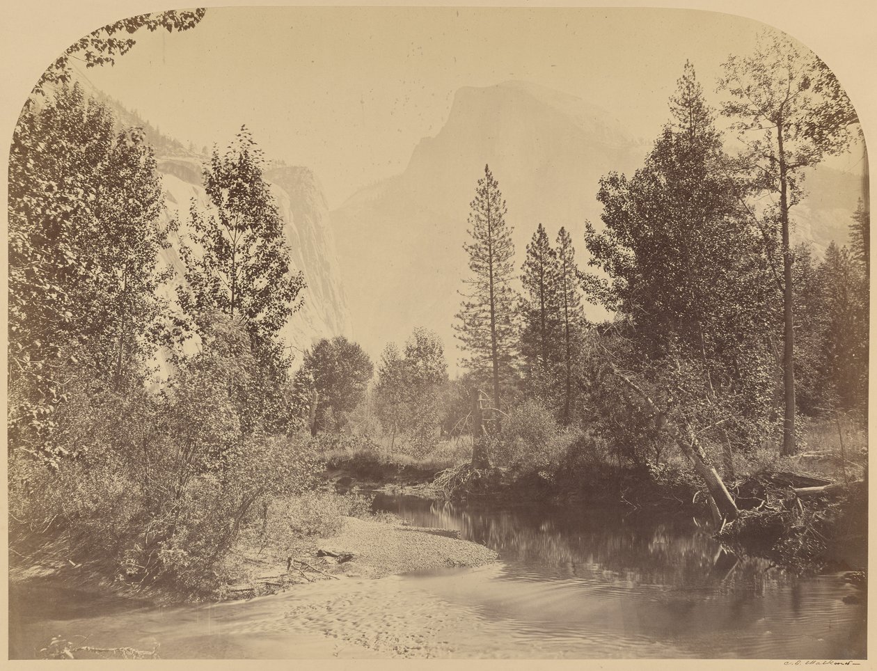 Tasayac - Half Dome - 4967 pieds, Yo Semite - Carleton Watkins