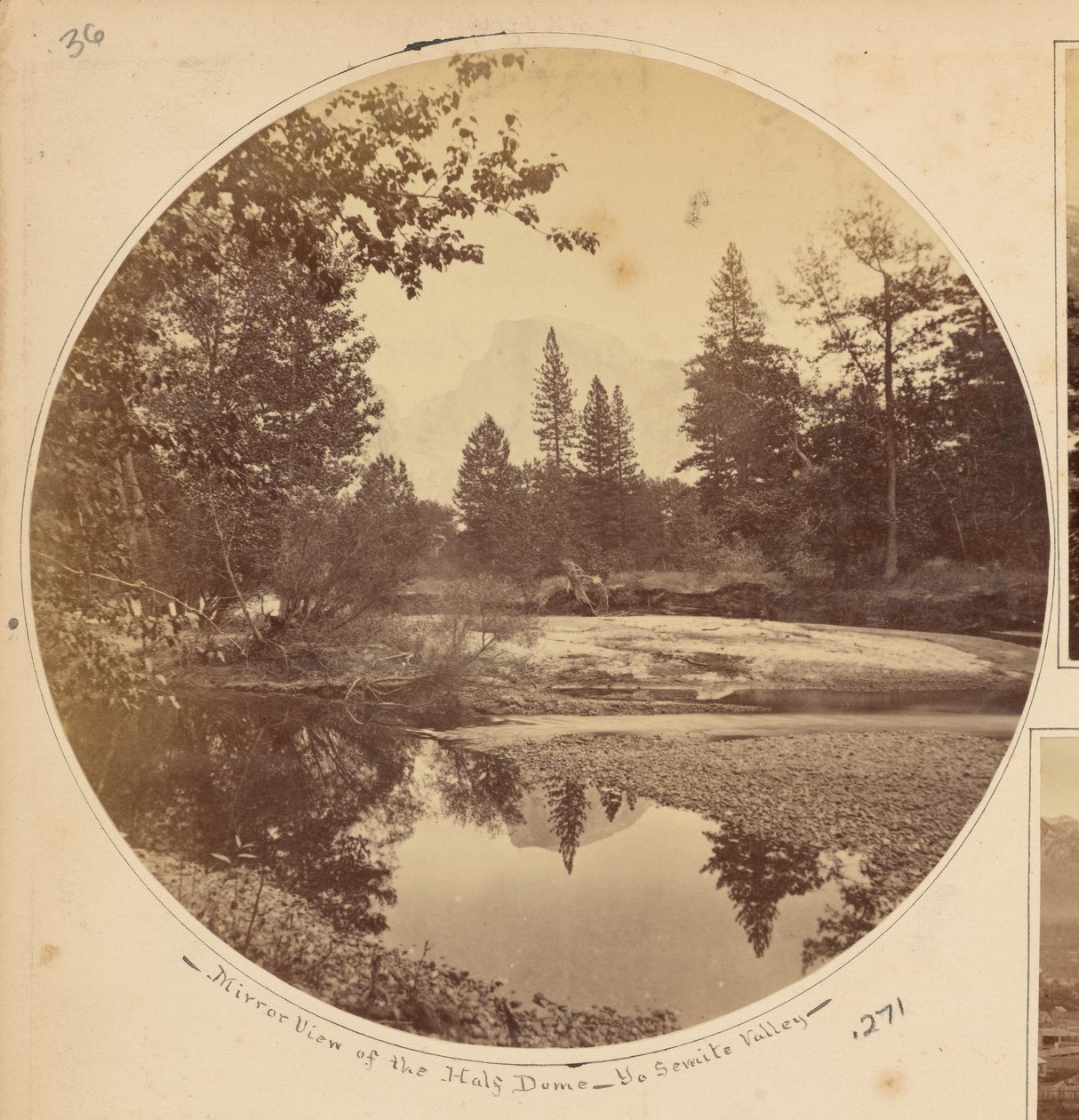 Tasayac, le Half Dome, 5 000 pieds, vallée de Yosemite, comté de Mariposa, Californie - Carleton Watkins