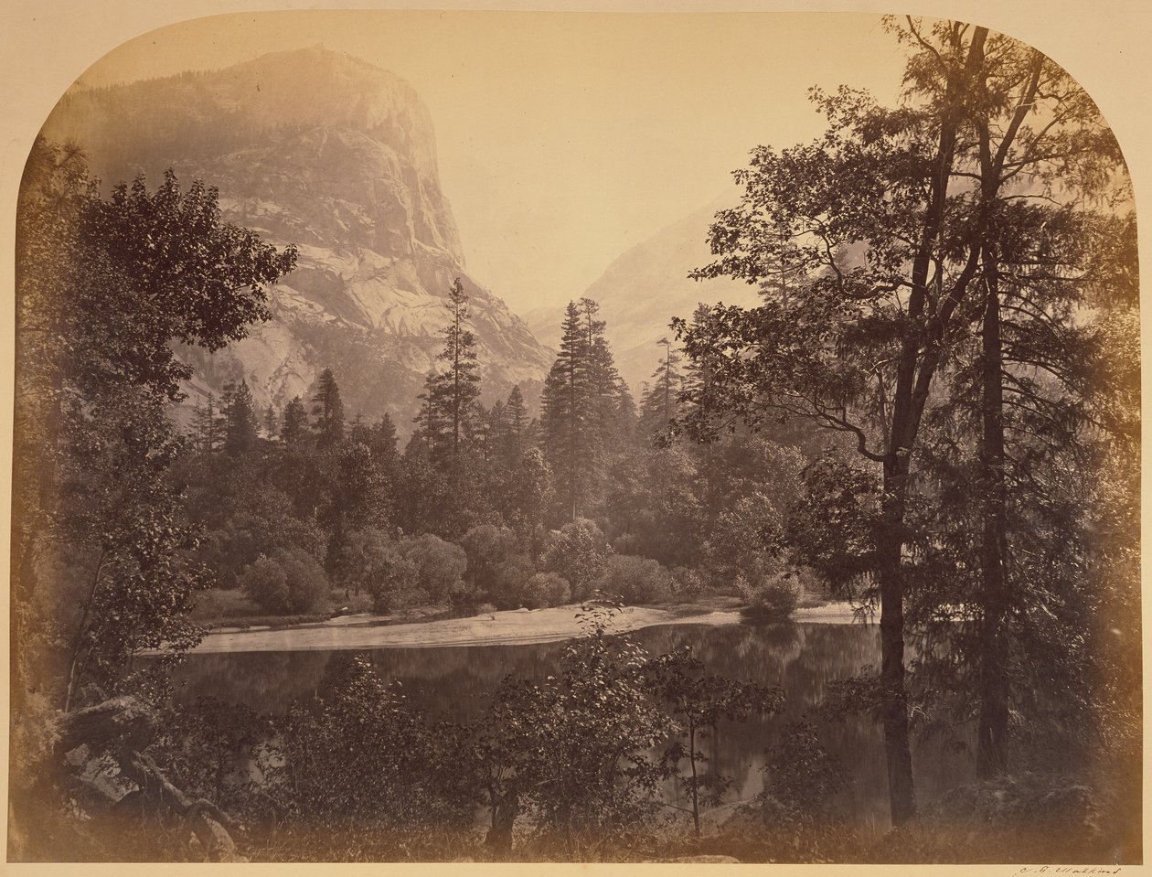 [Le lac - Yosemite] / [Lac Ah-Wi-Yah, Yosemite] / [Mirror Lake et mont Watkins, Yosemite] - Carleton Watkins