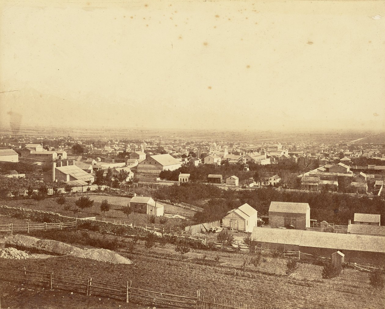 Utah - Vue de Salt Lake City, Utah - Carleton Watkins