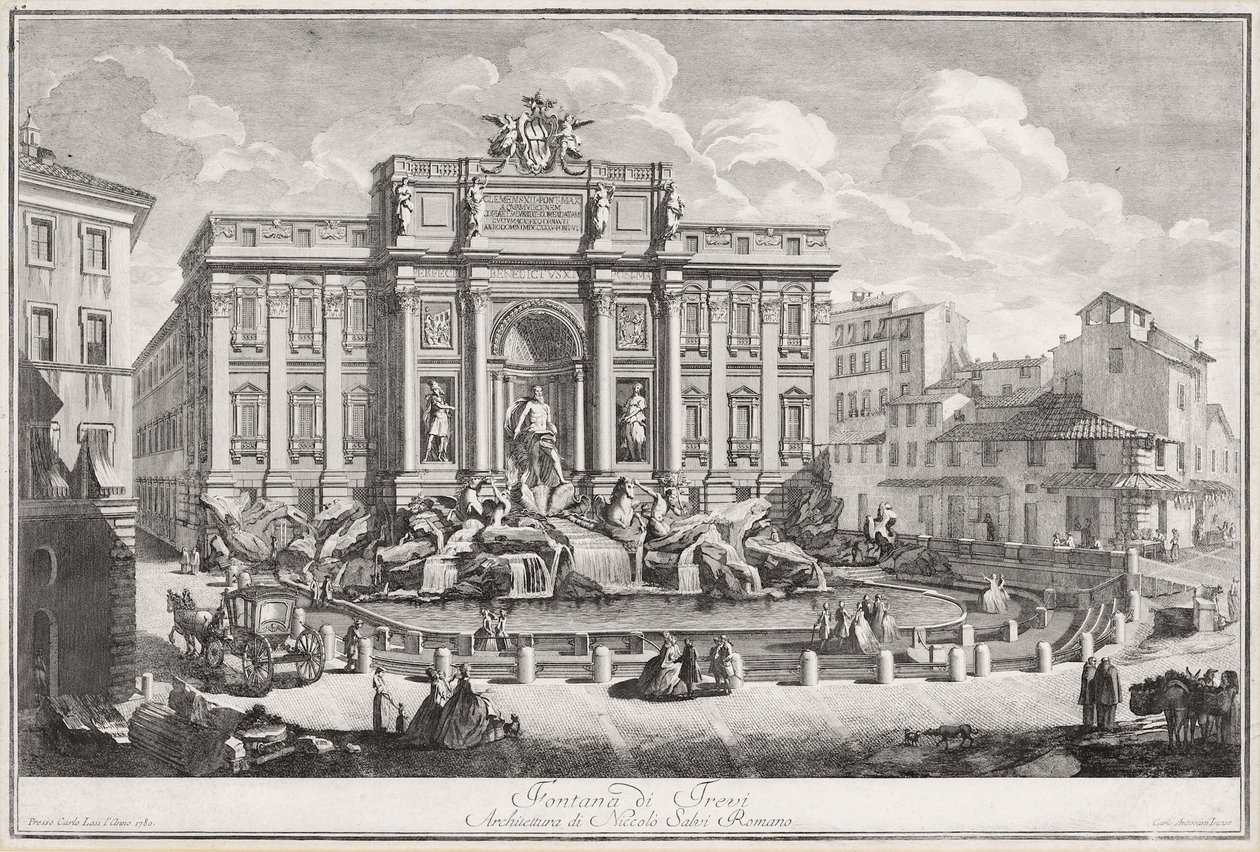 Rome, Fontaine de Trevi - Carlo Antonini