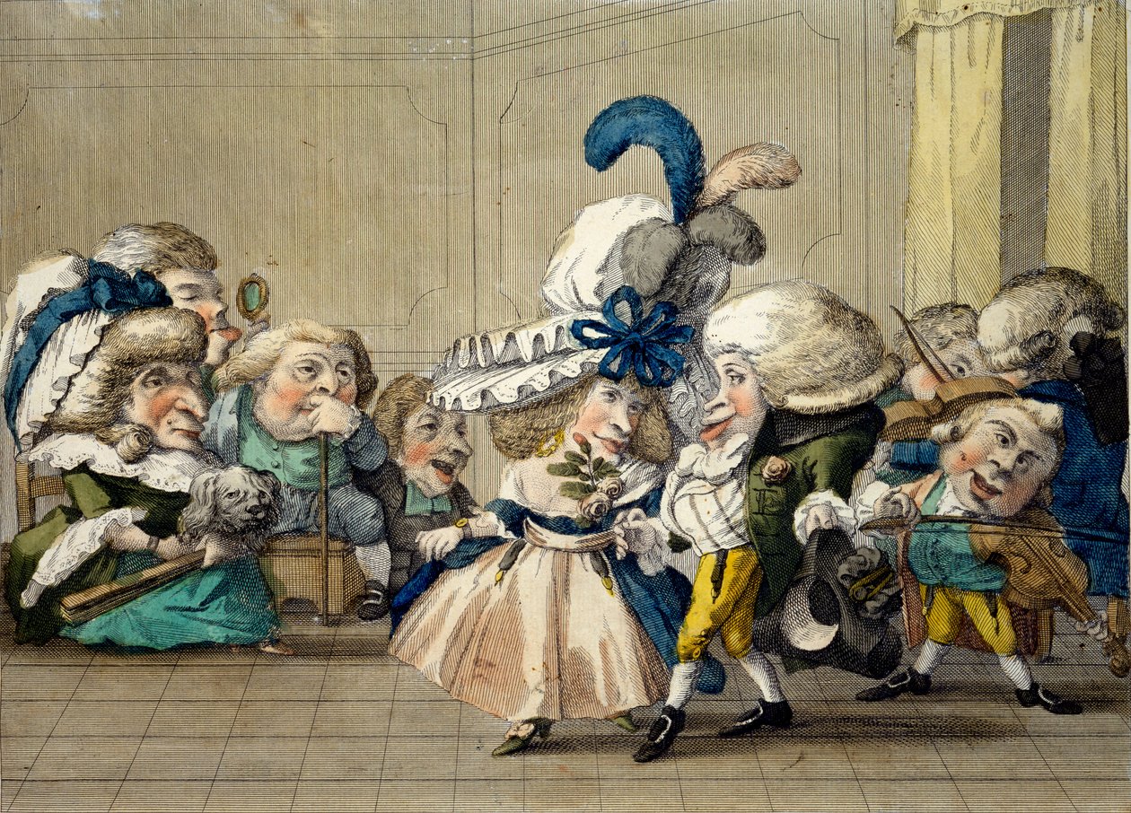 Le bal, c.1790 - Carlo Lasinio