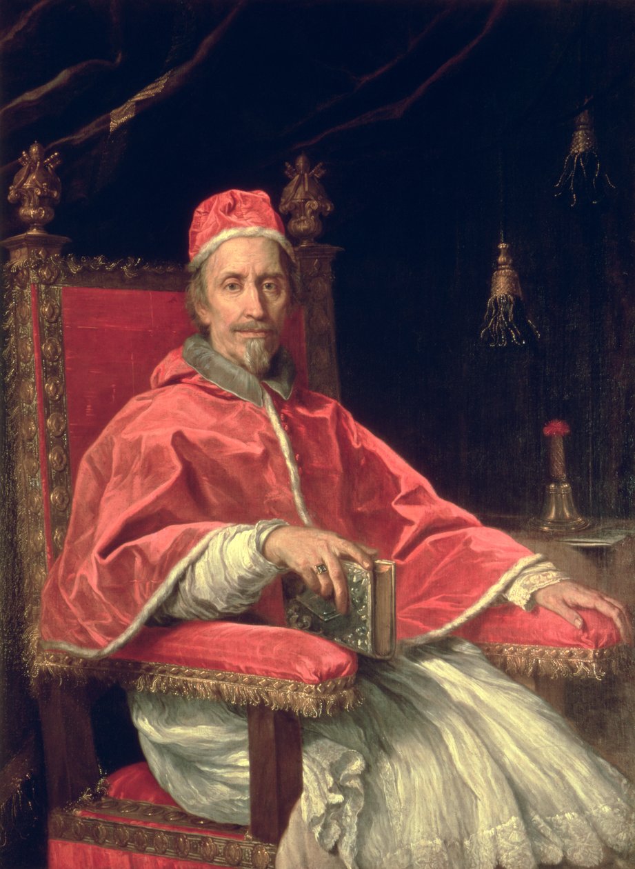 Portrait du pape Clément IX (1600-69) - Carlo Maratta or Maratti