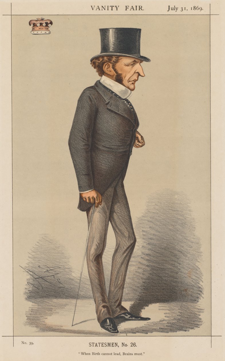 Vanity Fair : Quand la naissance ne peut pas mener, le cerveau doit. - Carlo (Ape) Pellegrini