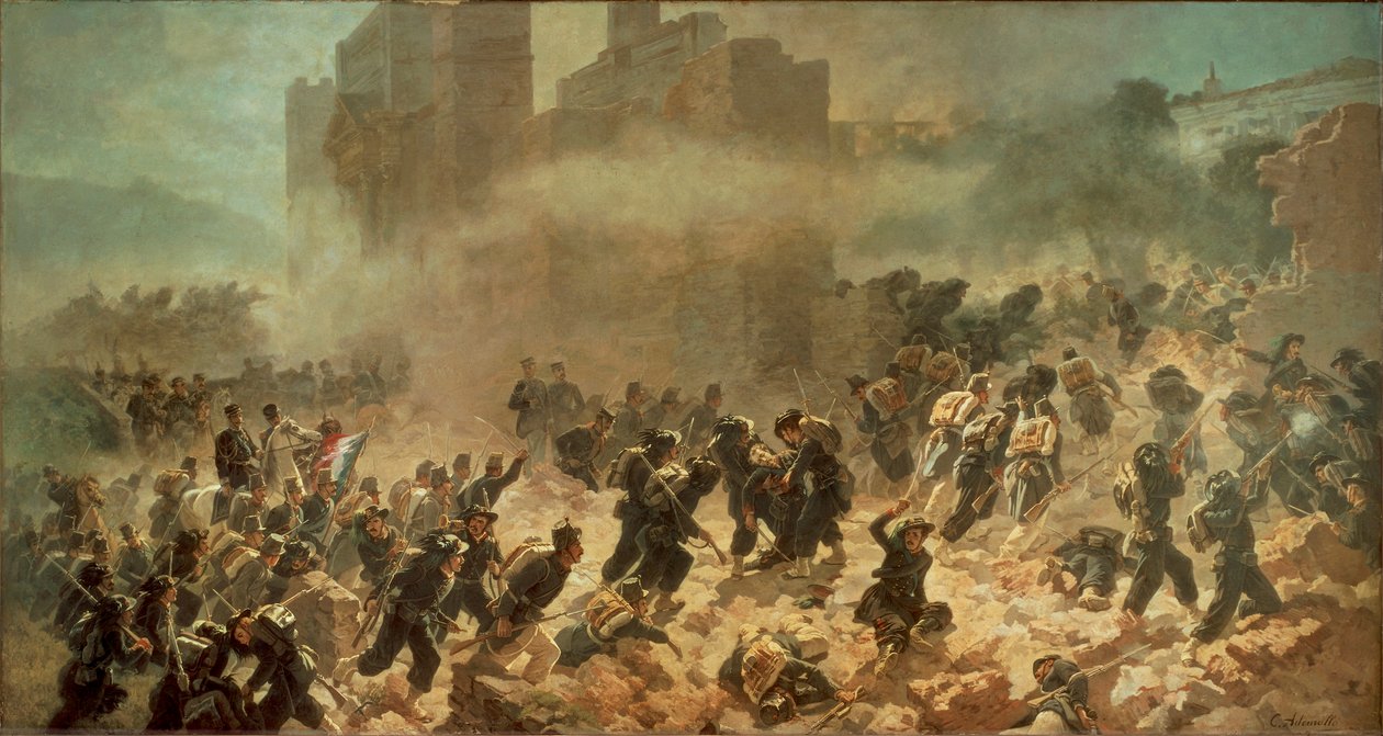 La Brèche de Porta Pia, Rome 20 septembre 1870 - Carlo Ademollo