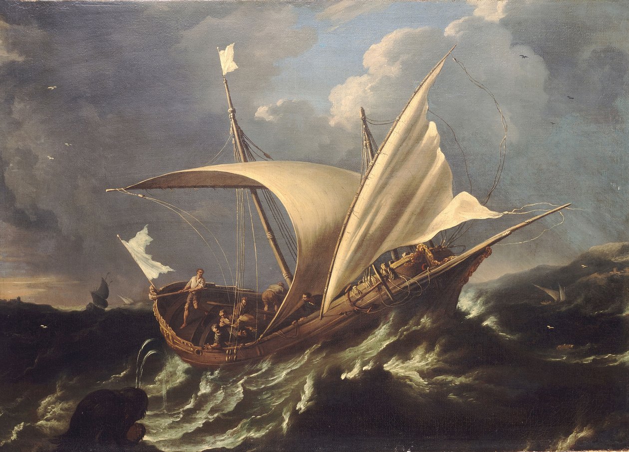 Jonas et la baleine, milieu du 17e siècle - Carlo Antonio Tavella