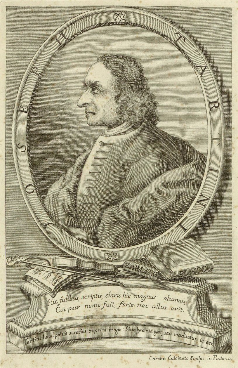 Personne représentée :  Giuseppe Tartini - Carlo Calcinotto
