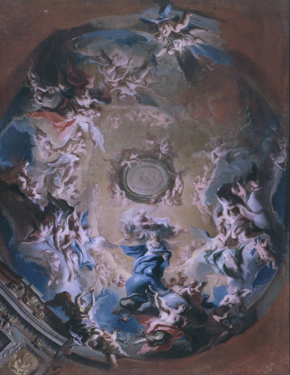 Dieu le Père recevant la Vierge de l