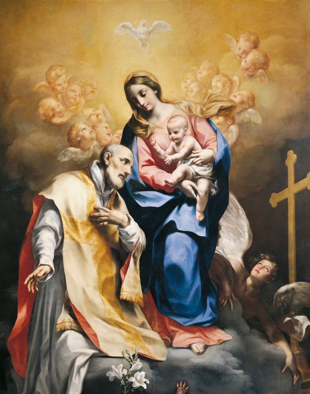 Saint Philippe Neri avec la Vierge et l