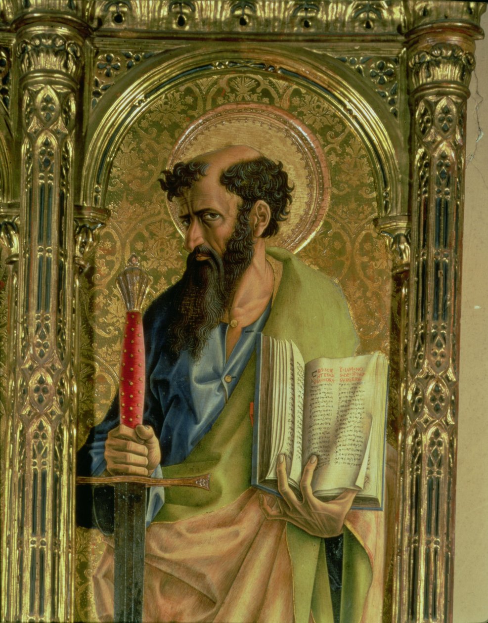 Saint Paul, détail du polyptyque de Sant