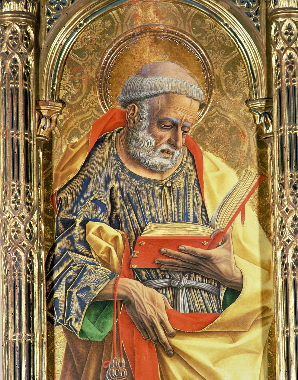 Saint Pierre, détail du polyptyque de Sant