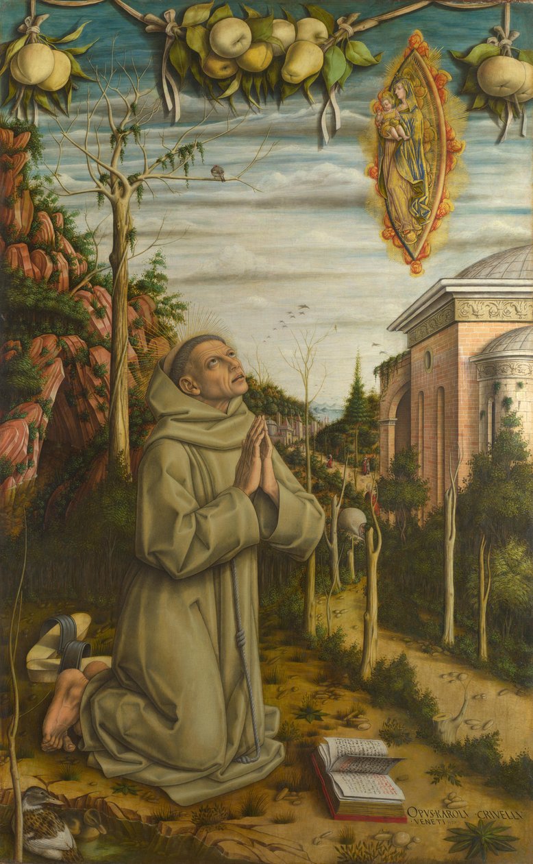 La vision du bienheureux Gabriele, 1489 - Carlo Crivelli