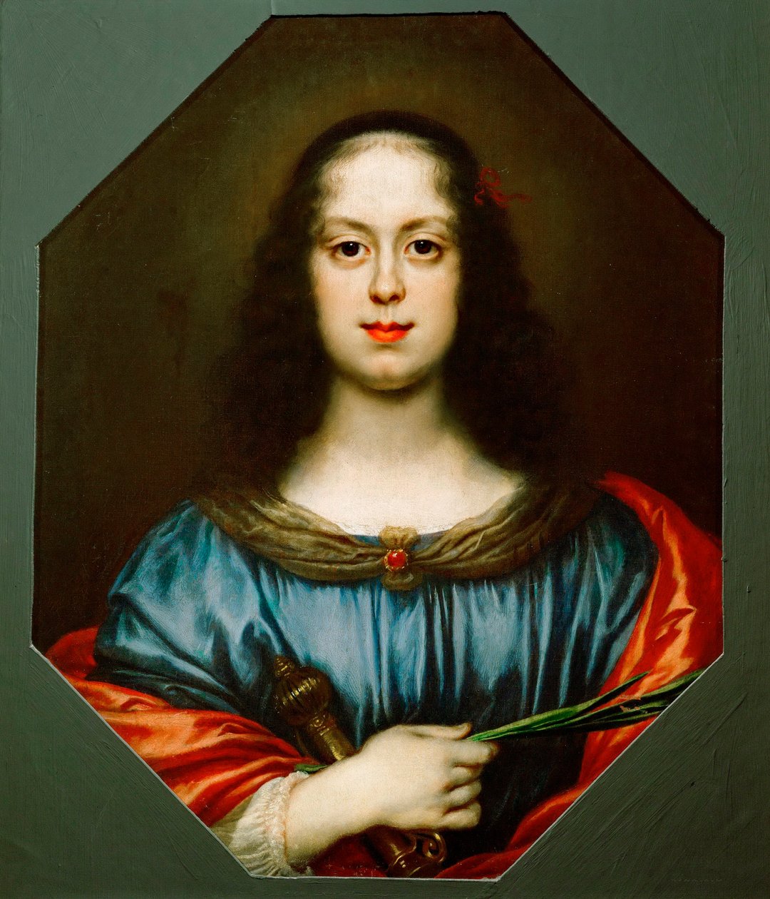 Portrait de Vittoria della Rovere en Sainte Catherine - Carlo Dolci