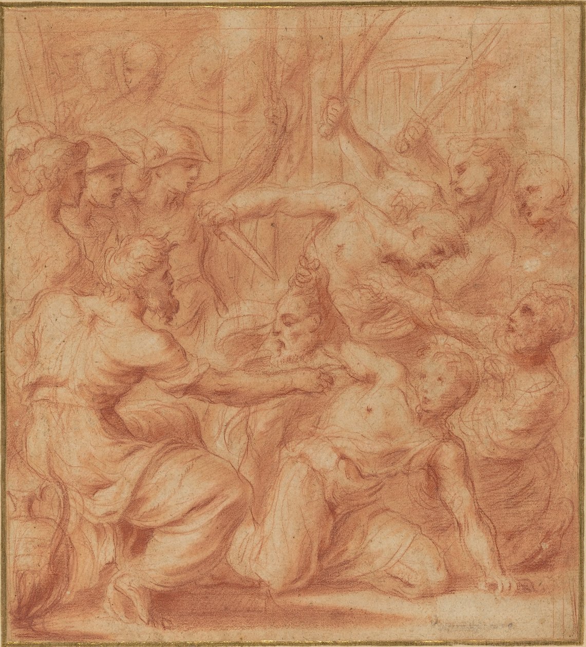 David offrant la tête de Goliath au roi Saül - Carlo Maratta