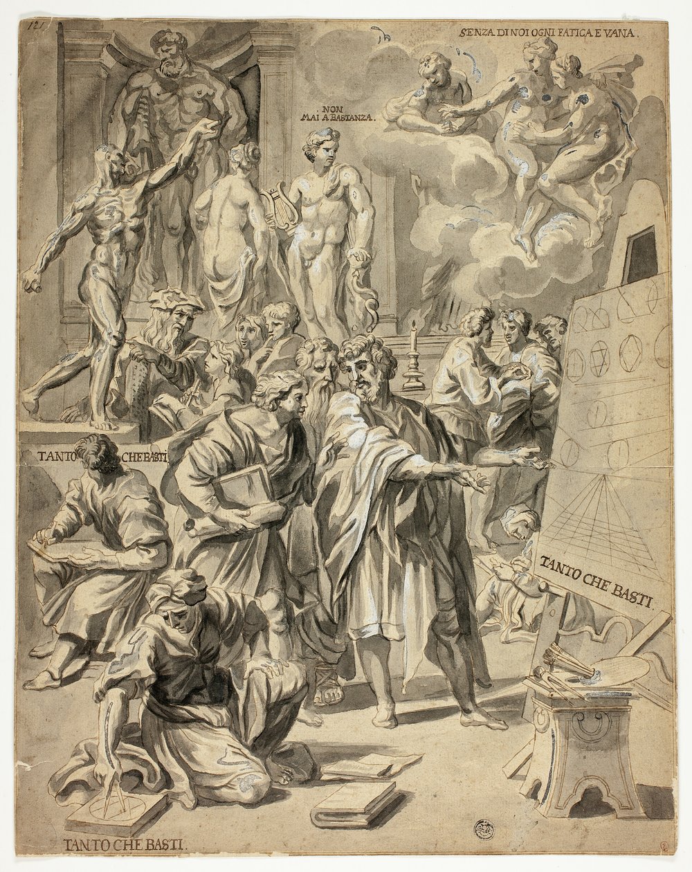 Scène allégorique dans l