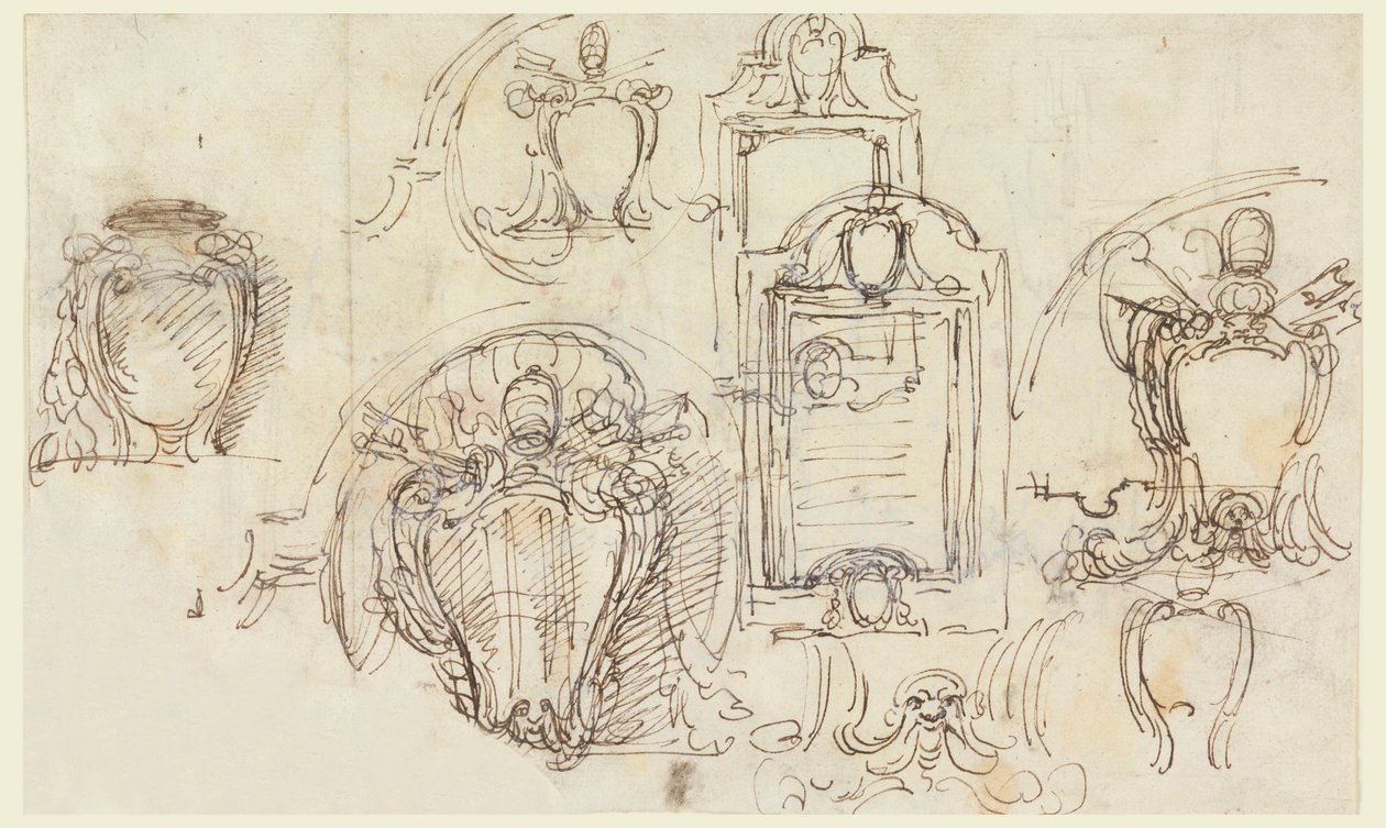 Dessin, croquis, 1740-58 - Carlo Marchionni