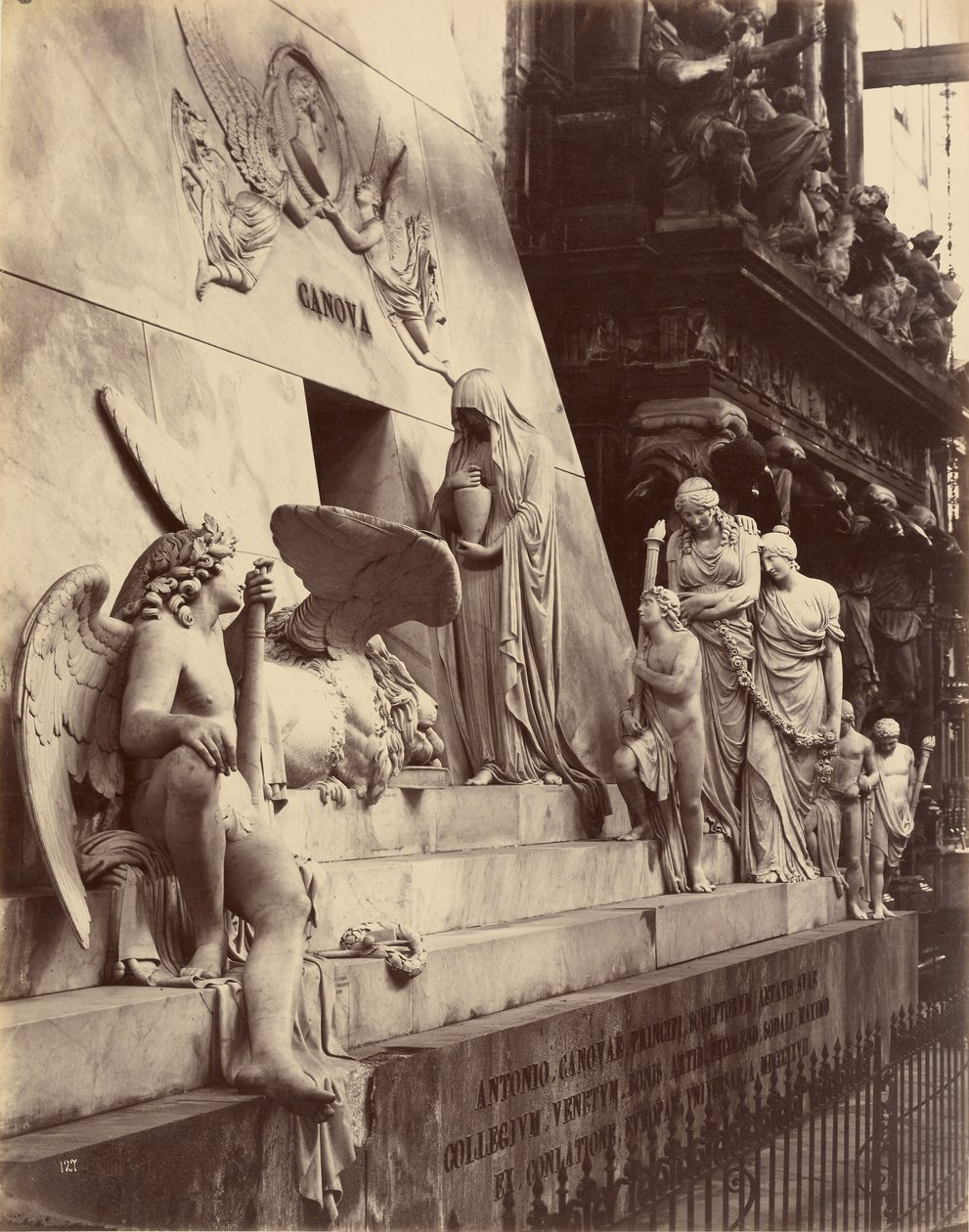 Monument à Canova, église des Frari, Venise - Carlo Naya