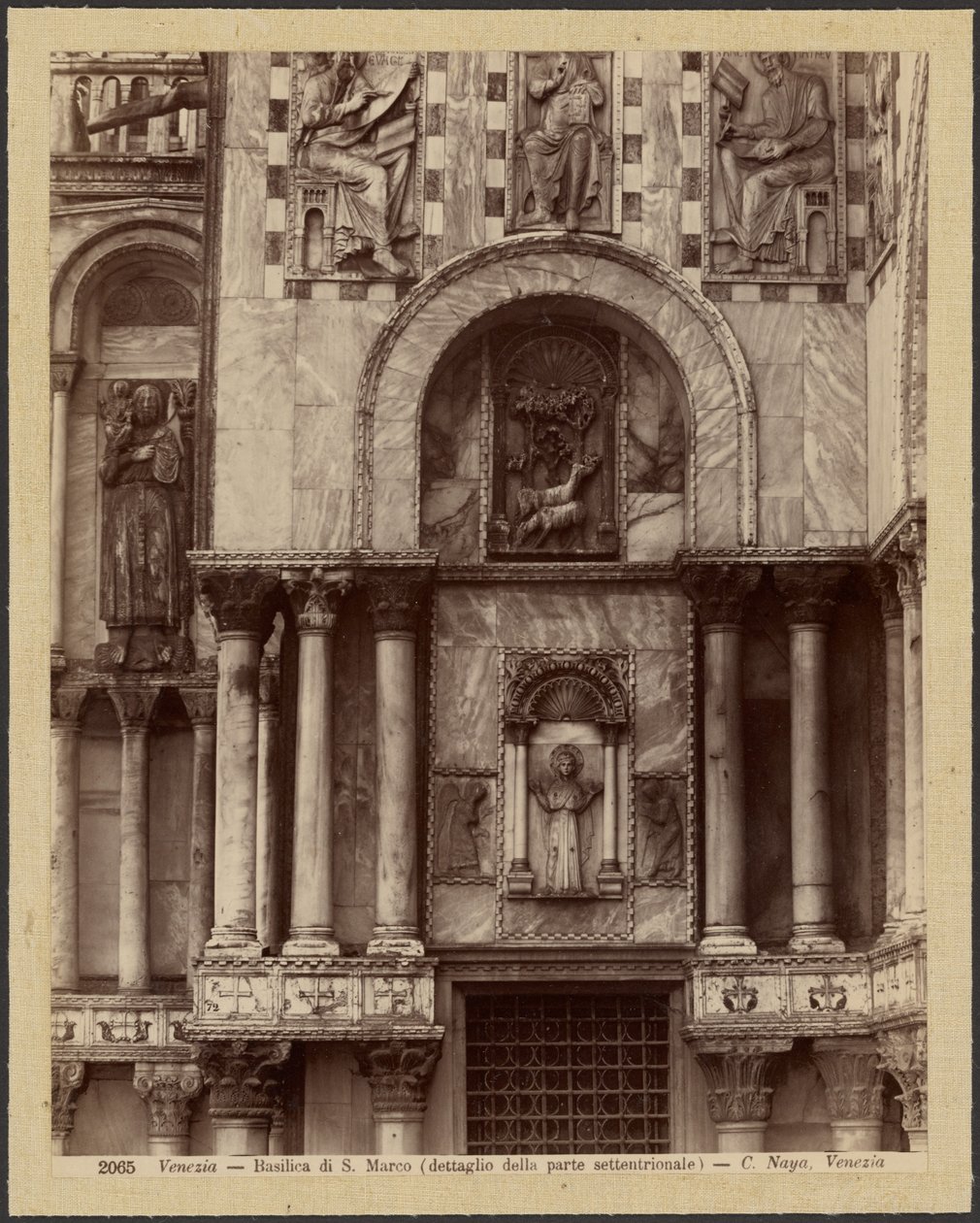 Basilique Saint-Marc - détail de la section nord - Carlo Naya