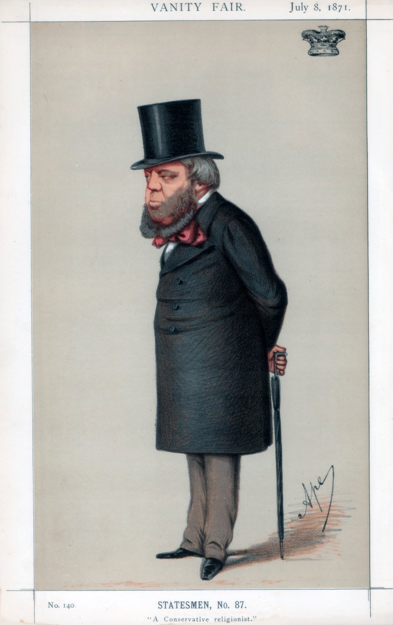 Un religieux conservateur, 1871 - Carlo Pellegrini