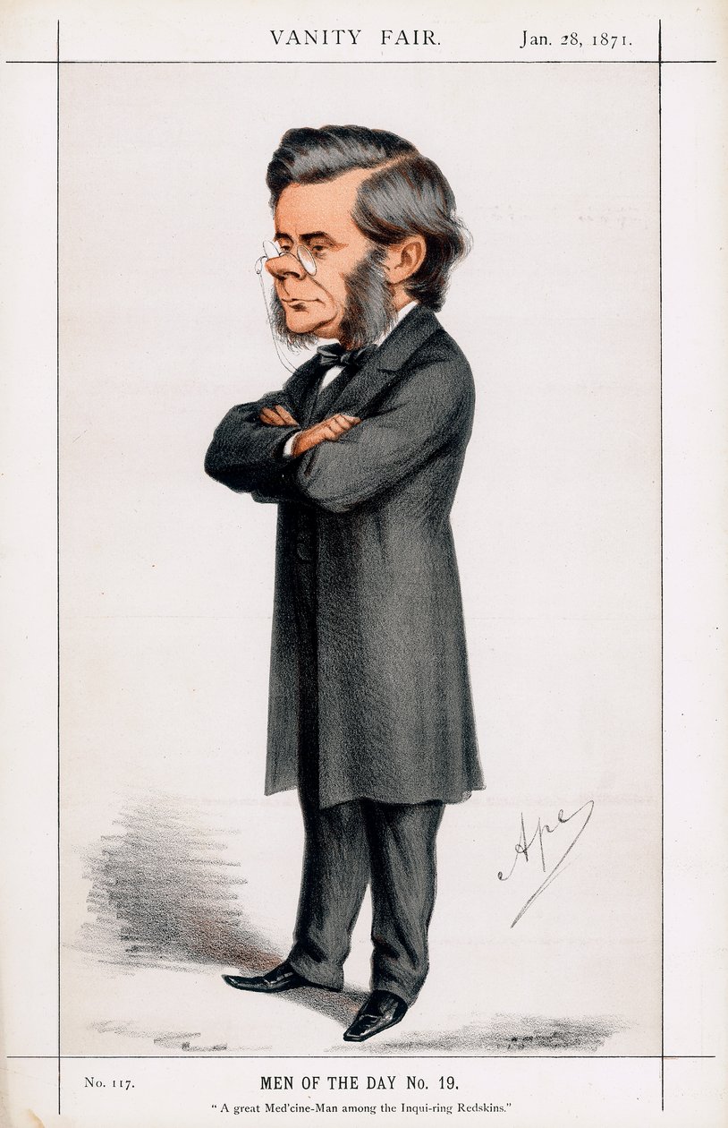 Thomas Henry Huxley, biologiste britannique, 1871 - Carlo Pellegrini