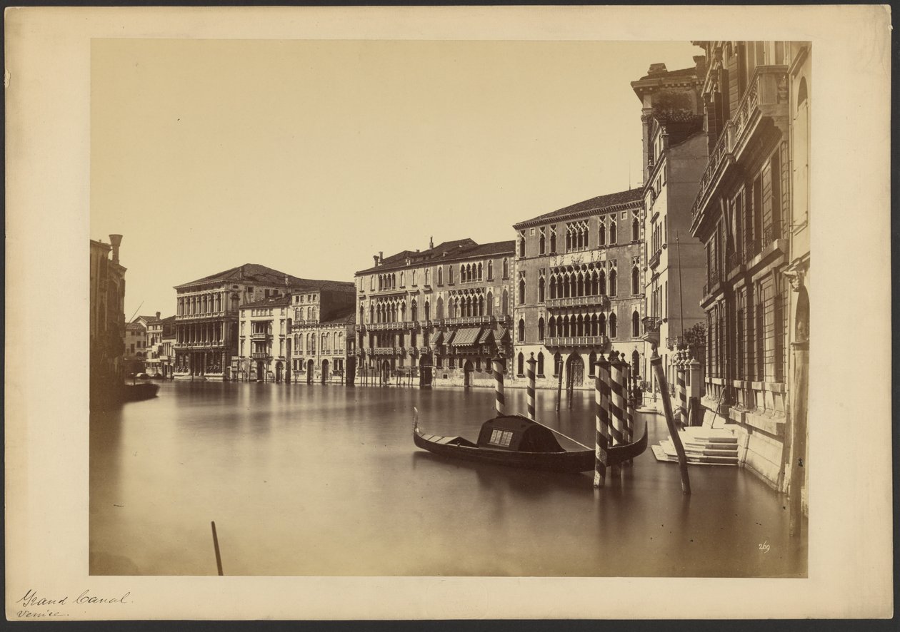 Grand Canal de Palazzo Grimani à S. Polo - Carlo Ponti
