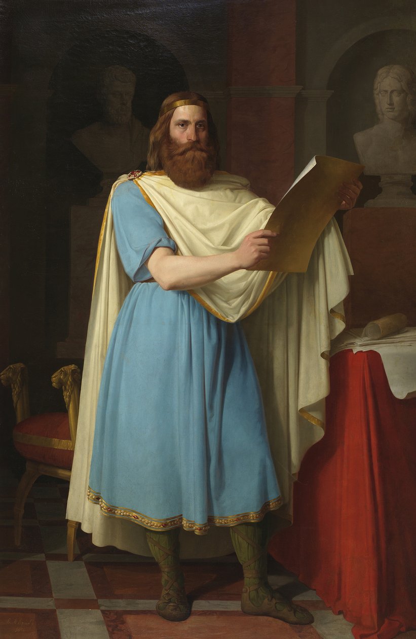 Alaric II, roi des Wisigoths, 1856 - Carlos María Esquivel y Rivas