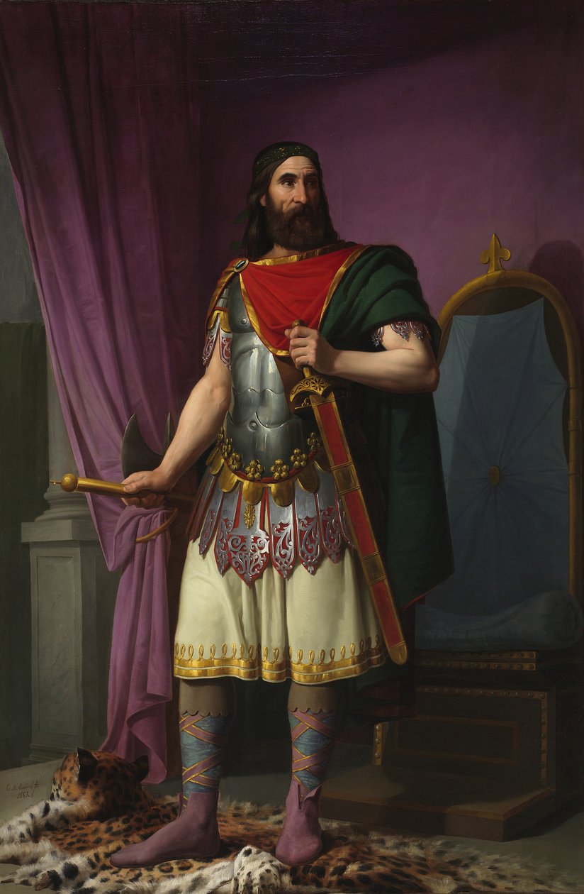 Egica, roi wisigoth, 1853 - Carlos María Esquivel y Rivas