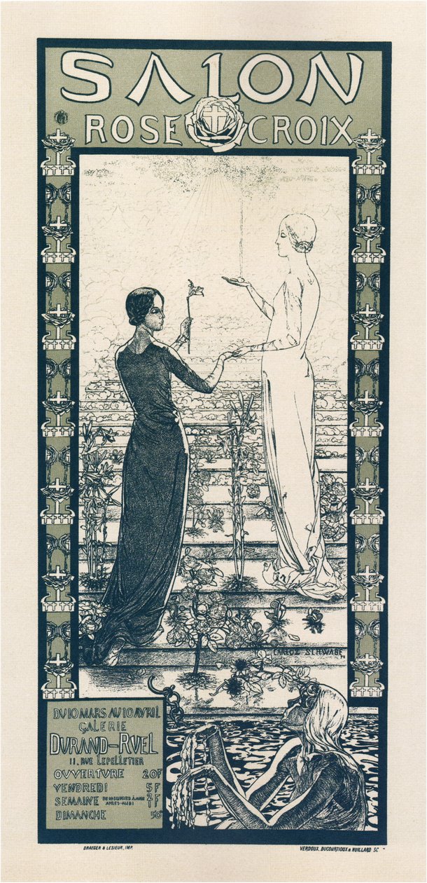 Exposition de la Société de la Rose-Croix - Carlos Schwabe