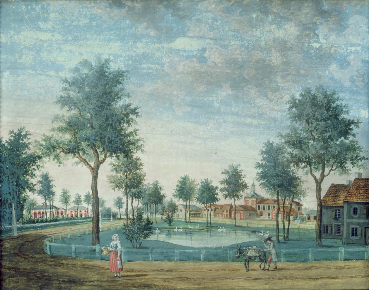 La Ferme, Parc du Raincy - Louis Carrogis dit Carmontelle