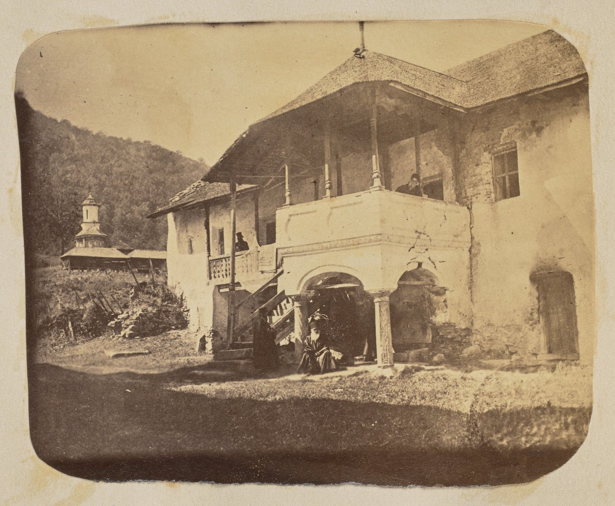[Le saint monastère de Cozia] - Carol Szathmari