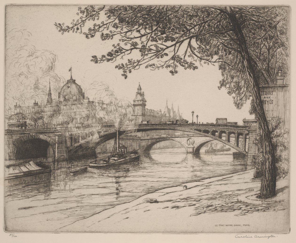 Le Pont Notre-Dame, Paris - Caroline Armington