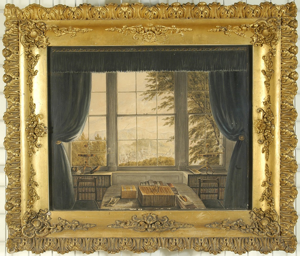 Fenêtre sud du bureau de Greta Hall, 1841 - Caroline Bowles