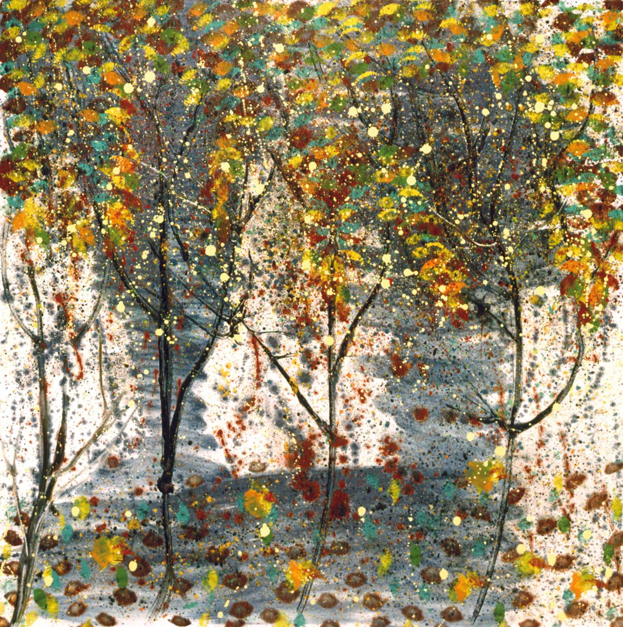 Rhapsodie forestière, 2001 (huile sur toile) - Carolyn Mary Kleefeld