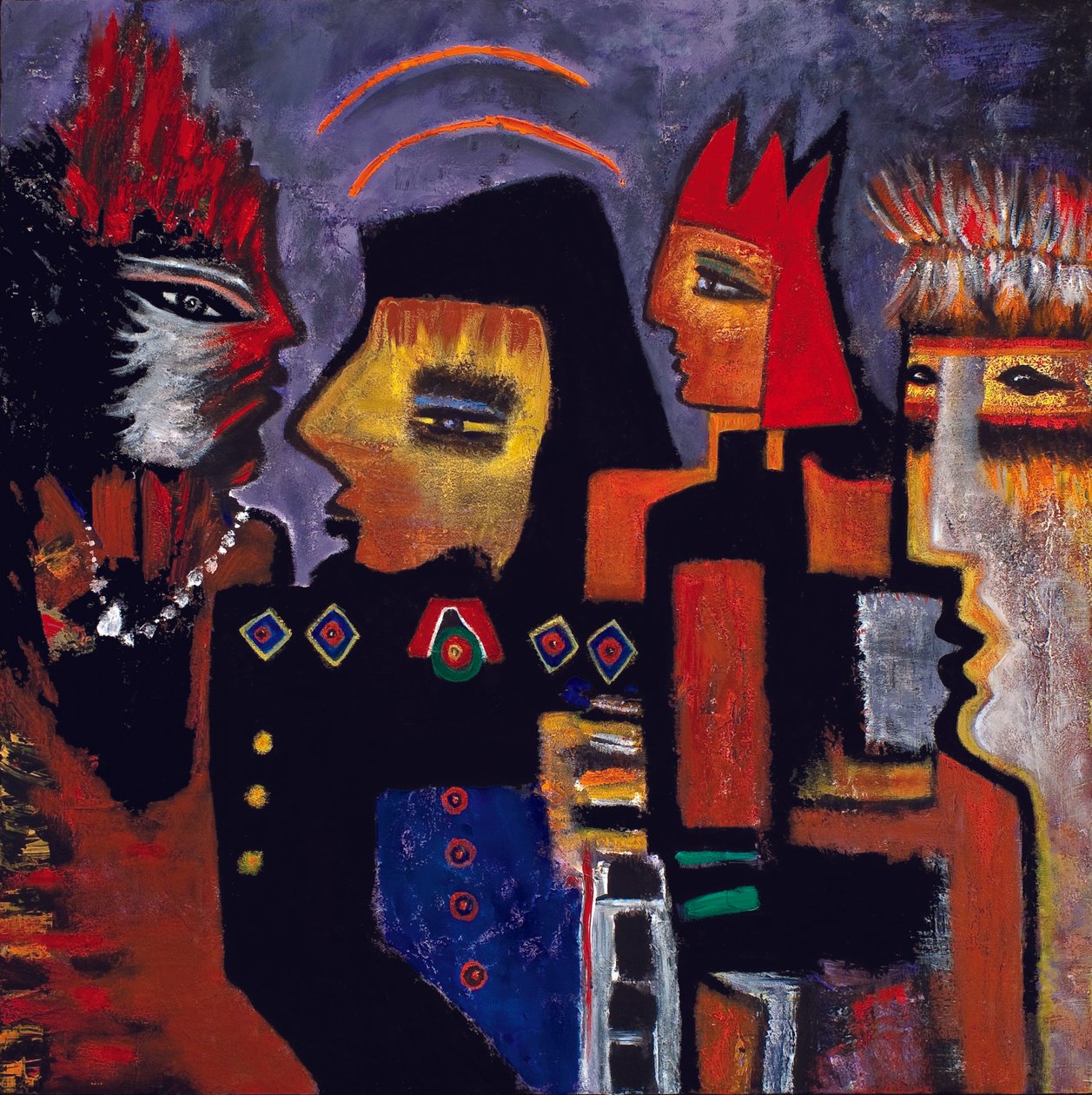 Les Mavericks, 2010 (huile sur toile) - Carolyn Mary Kleefeld