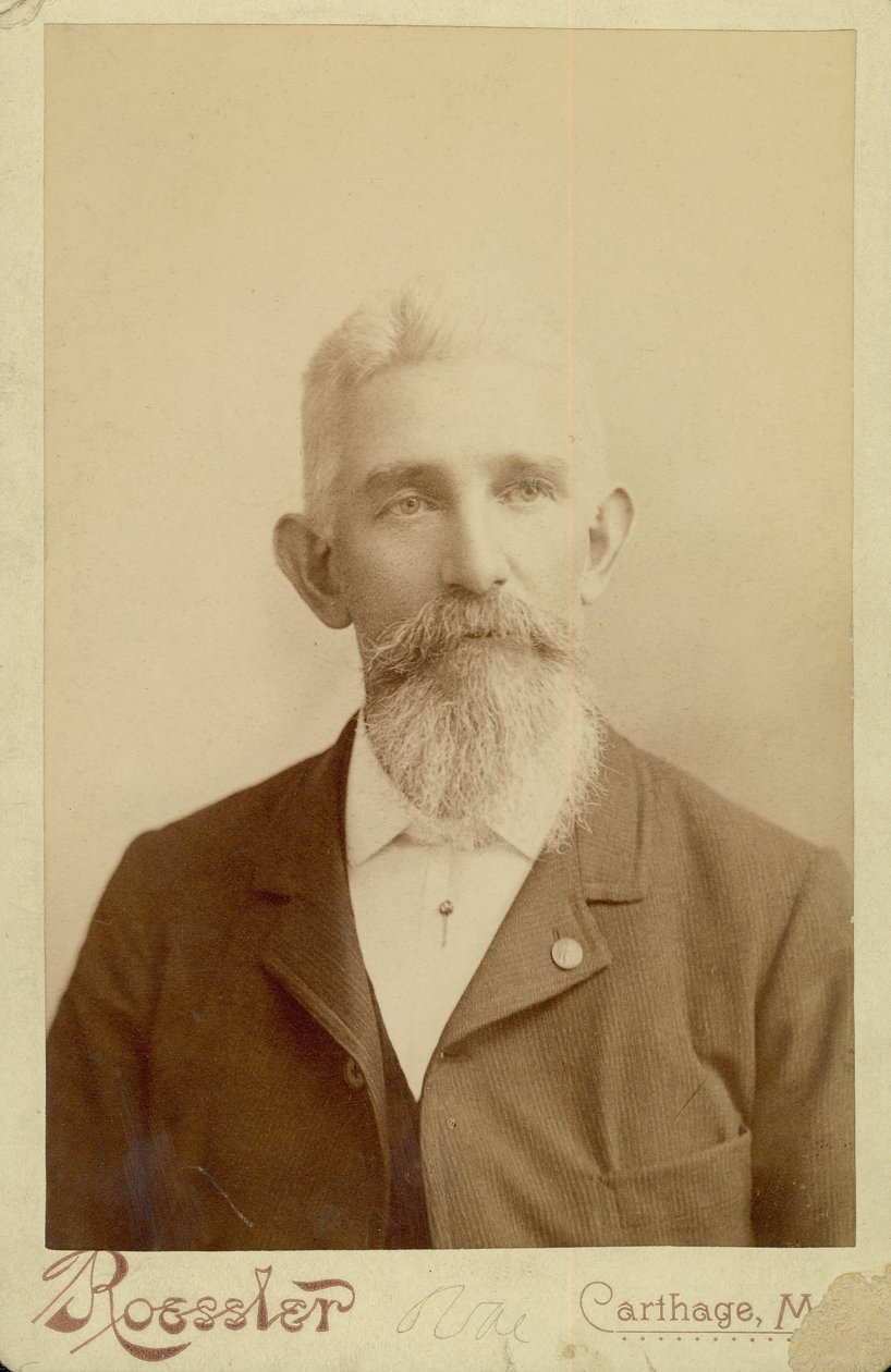 Portrait en buste de William Leander Burlingame - Carthage Roessler