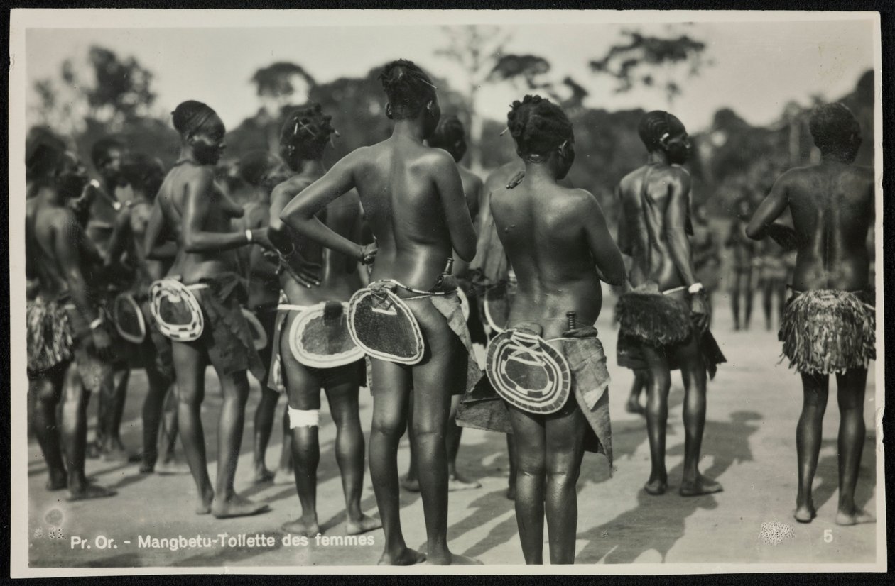 Mangbetu, toilette des femmes, de Casimir Zagourski - Casimir Zagourski