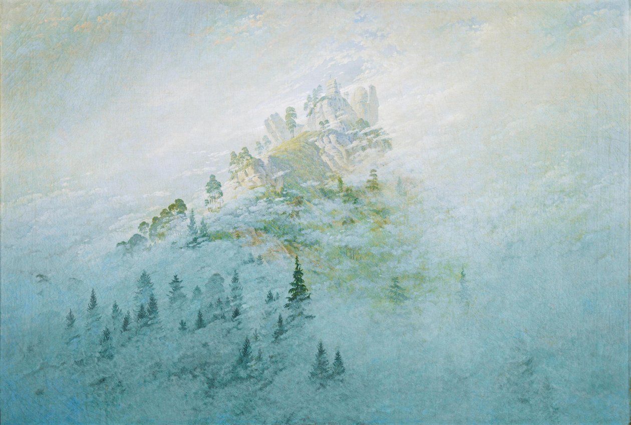Brume matinale dans les montagnes - Caspar David Friedrich