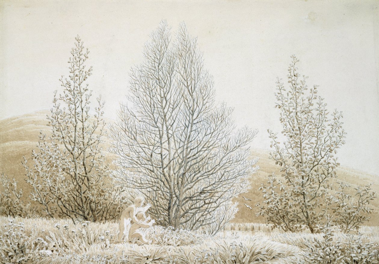 Printemps - Caspar David Friedrich
