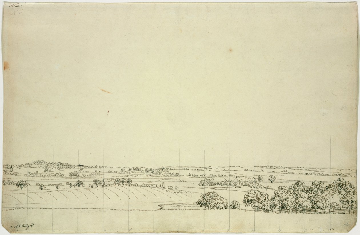 Vue vers Putbus - Caspar David Friedrich
