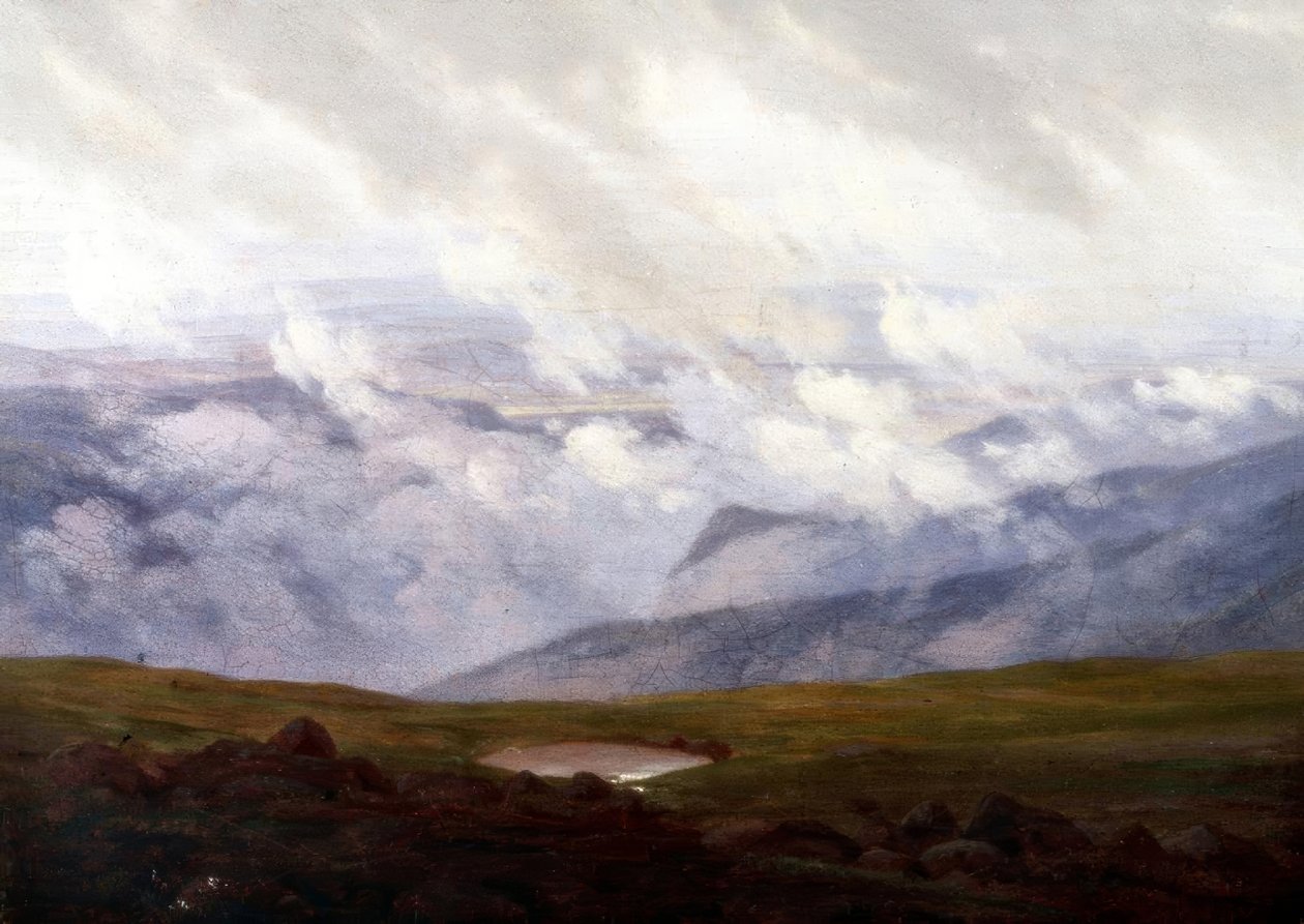 Nuages mouvants - Caspar David Friedrich