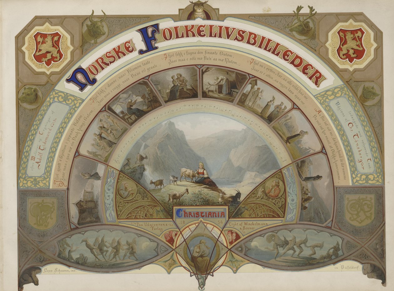 Norske Folkelivsbilleder - Caspar Scheuren