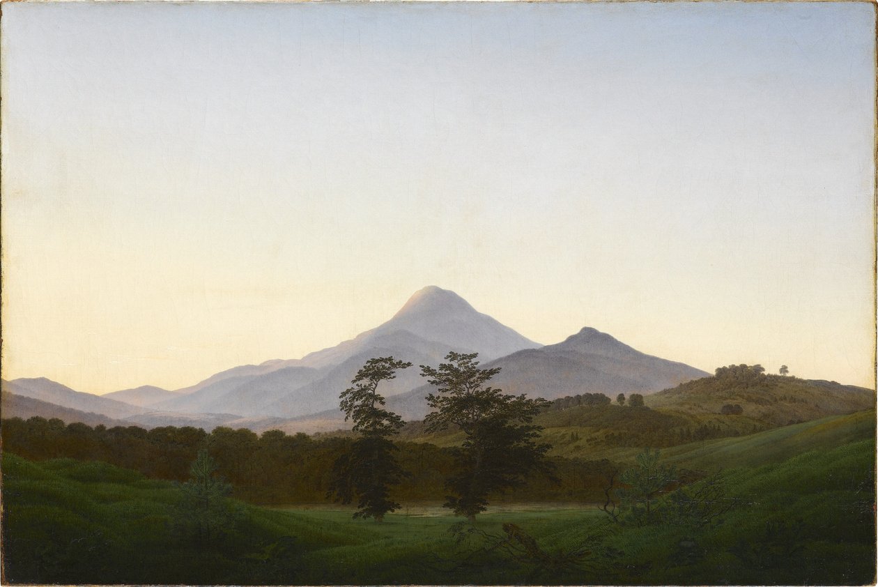 Paysage de Bohême - Caspar David Friedrich