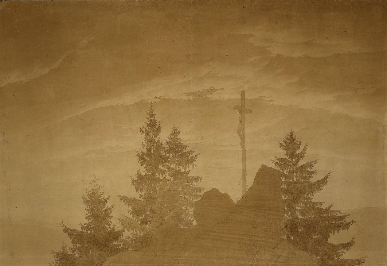 Croix dans les montagnes - Caspar David Friedrich