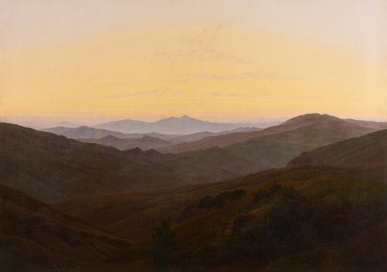 French : Les Monts des Géants Giant Mountains - Caspar David Friedrich