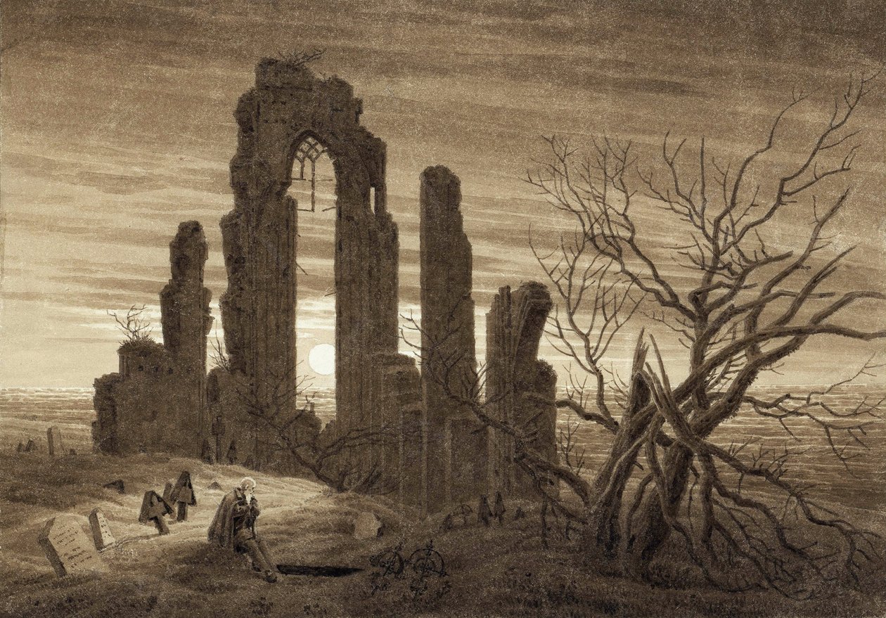 Hiver, Nuit, la vieillesse et la mort - Caspar David Friedrich